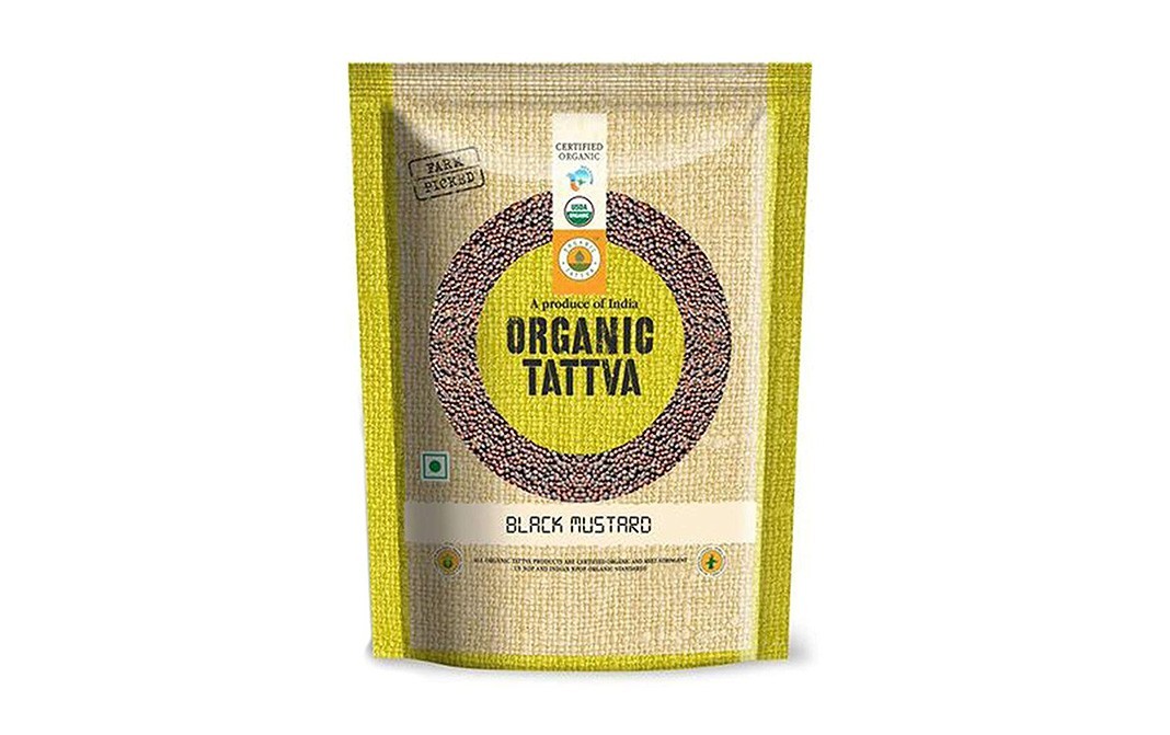 Organic Tattva Black Mustard    Pack  100 grams